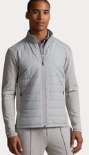 RLX RALPH LAUREN MENS HYBRID MOCKNECK ZIPPERE...