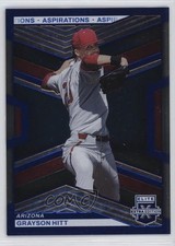 2023 Panini Elite Extra Edition Blue Aspirations /349 Grayson Hitt #133 0s55
