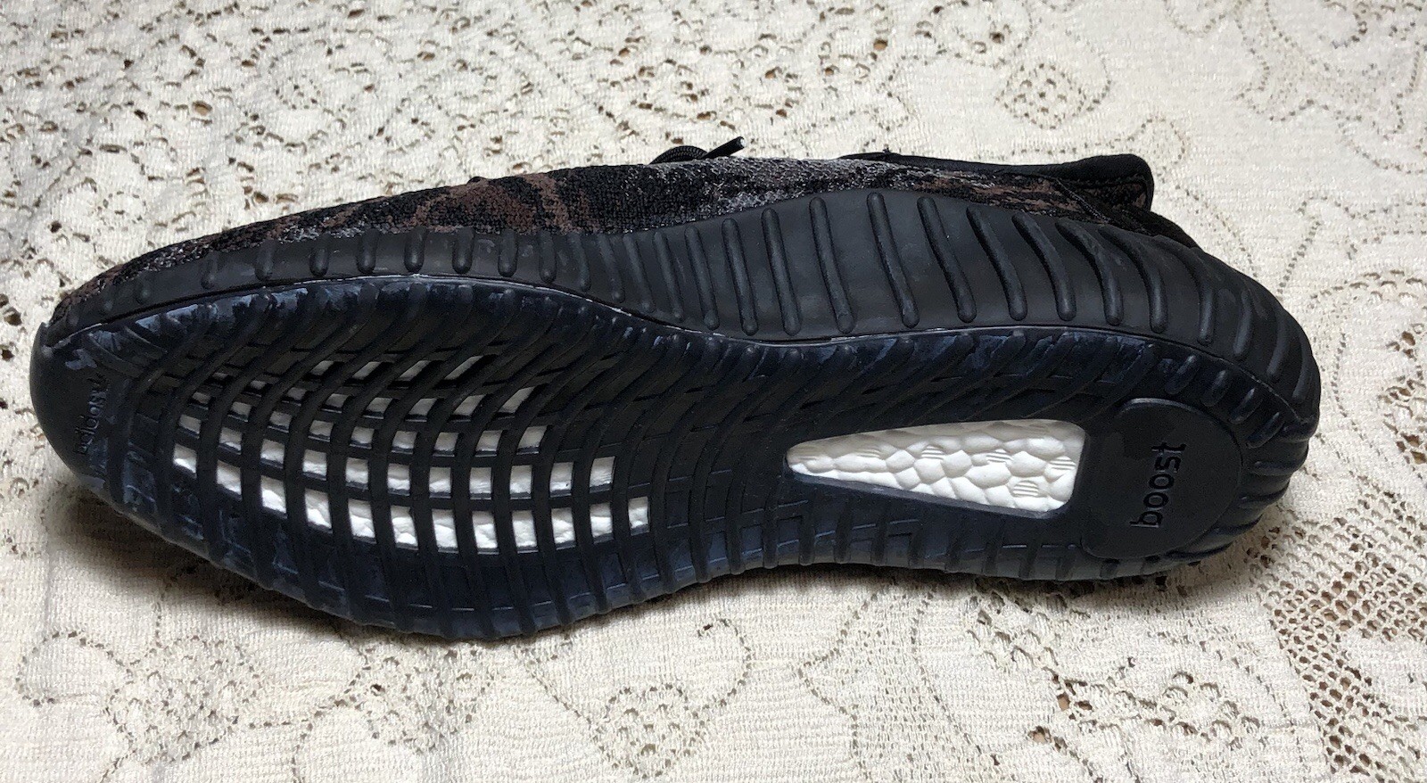 Adidas Yeezy Boost 350 V2 MX Rock Black Brown Knit Men’s Size 8 Sneakers NWOT•A1 thumbnail 12