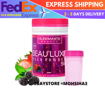 Aura White BEAULUXE SC+ Collagen Stemcell 15X L-Glutathione Whitening Detox FAST