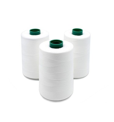 TEX40 White #32001 (Sold by 3 Spools) Perma Core Poly-wrap Poly Sewing Thread...