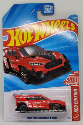 2026 Hot Wheels Red Edition Ford Mustang Mach E 1400 Target Exclusive #8