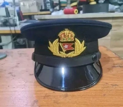 TITANIC CAPT SMITH CAP WITH WHITE STAR LINE BADGE ALL SIZES AVAILABLE