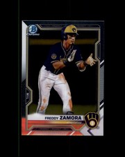 2021 Bowman Chrome Prospects #BCP2 Freddy Zamora (ref 163677)