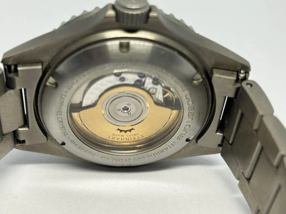 Steinhart Ocean One Titanium Watch Automatic Diver Swiss Made Mens Wristwatch - Image 4 of 4
