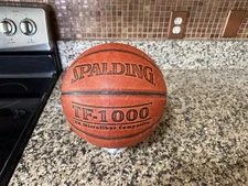 Original Spalding TF-1000 Indoor Game Ball Comp Leather Basketball Men's 29.5