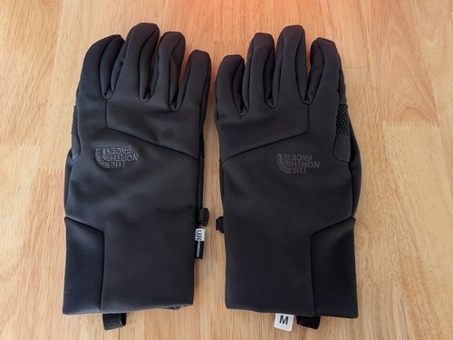 The North Face Black Apex Etip Insulated Water Repellant Winter Gloves Size Med