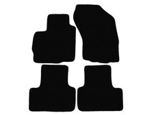 Velour Automatten für Citroen C4 Aircross 2012-2017, Schwarz x14 Rand