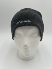 Columbia Black Fleece Beanie Hat Unisex Size S/M Winter Cap