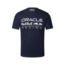 Red Bull Racing F1 Large Front Logo T-Shirt - Flame Scarlet/Grey/Night Sky/White