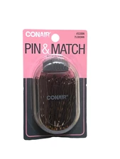 Conair Color Match Bobby Pins Brown - 75 CT