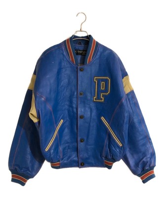 MARC BUCHANAN pellepelle leather stadium jacket Size: 40 MARC BUCHANAN pellepelle leather stadium jacket Size: 40