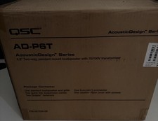 NEW QSC AD-P6T 6.5" 2-Way 60W Pendant Mount Ceiling Loudspeaker INDOOR/OUTDOOR