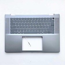 New Palmrest w/ Backlit Keyboard For Dell Ins...