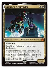 Dark Leo & Shredder #142 (NM) Teenage Mutant Ninja Turtles TMT Magic MTG