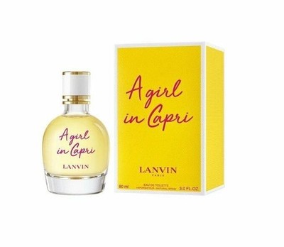 A Girl in Capri by Lanvin 3.0 oz EDT spray womens perfume 90 ml NIB