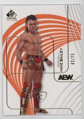 2026 AEW SP Signature Edition Orange 42/75 Speedball Mike Bailey Rookie RC 17oi