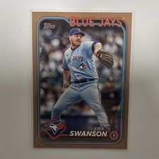 Topps 2024 Update Series Erik Swanson Blue Jays Gold /2024 #US312
