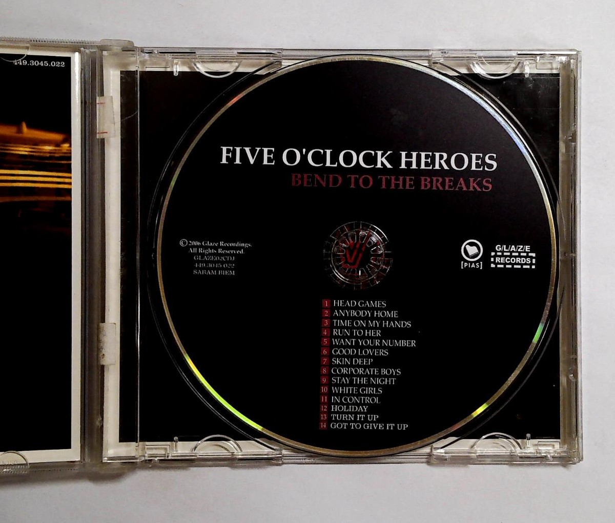 Five O'Clock Heroes - BEND TO THE BREAKS 4582214501147 JAPAN CD