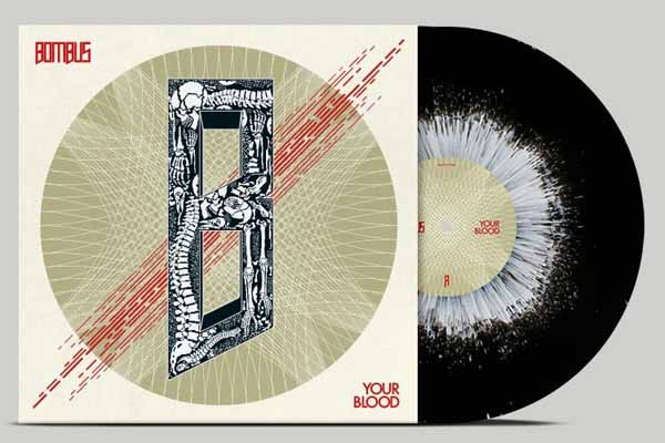 Bombus - Your Blood Splatter B/W Vinyl - Vinyl Record - G1398Z-image