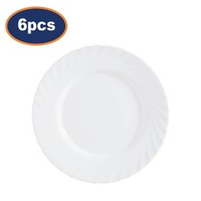Luminarc Speiseteller Trianon 24,5 cm Opalglas Essen rund Tisch Esszimmer 6 Teile