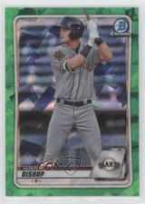 2020 Bowman Chrome Draft Sapphire Edition Green 31/50 Hunter Bishop #BD-200 02u3