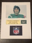 Joe Namath Signed “ JETS” 5x7 Photo 8x10 Matt Autographed. HOF. COA