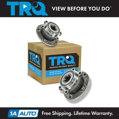 TRQ Wheel Hub & Bearing Kit Pair for Audi A3 TT VW Passat Jetta Golf