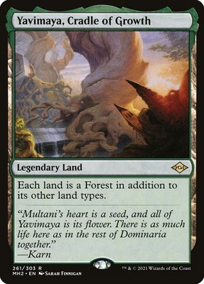 MTG Yavimaya, Cradle of Growth  - Modern Horizons 2 #261