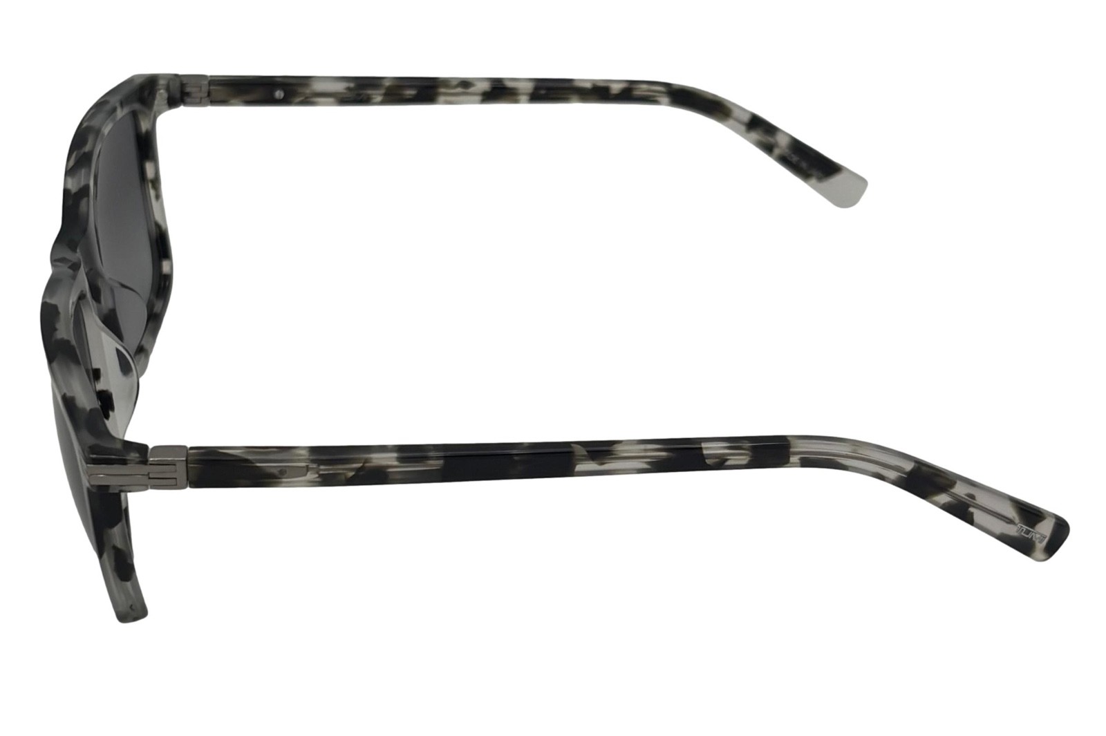 Tumi Mens Rectangle Multi Black Grey Mens Plastic Sunglass Smoke Lens STU 006 image 4