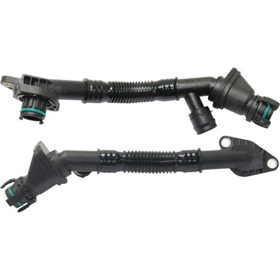 Breather Hose For 2008-2014 BMW X6 Set of 2 Driver and Passenger Side