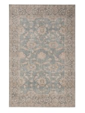Nest Rug Lorenzo Blue Washable Cotton Rug Flatweave Traditional Oriental 300x400