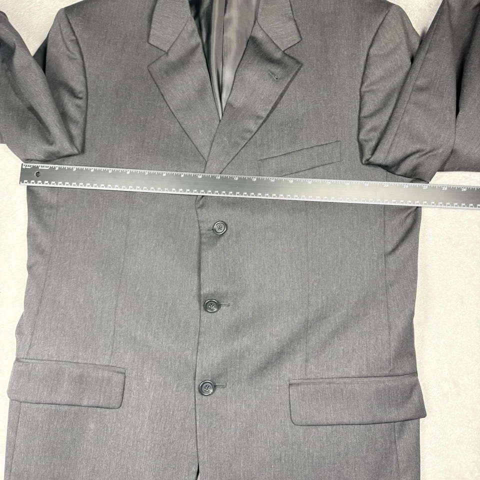 Burberry London Men’s 42L Blazer Suit Jacket Sports Coat Wool Black - Image 3 of 4