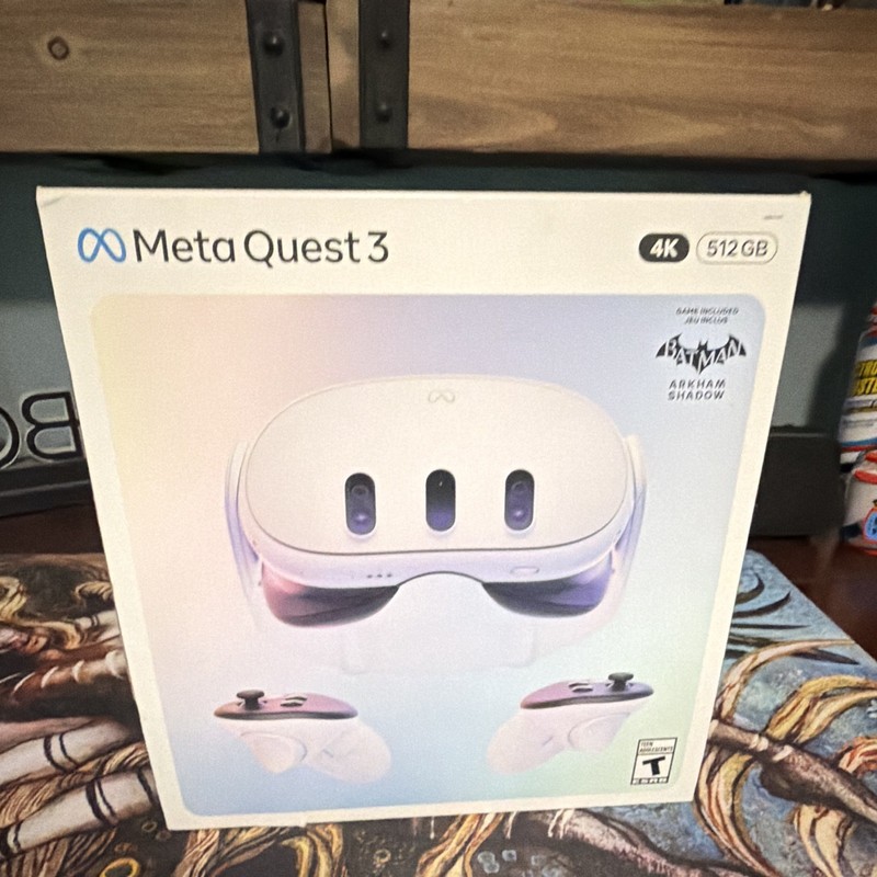 Meta Quest 3 512GB Standalone VR Headset 120Hz 110° FOV USB-C White