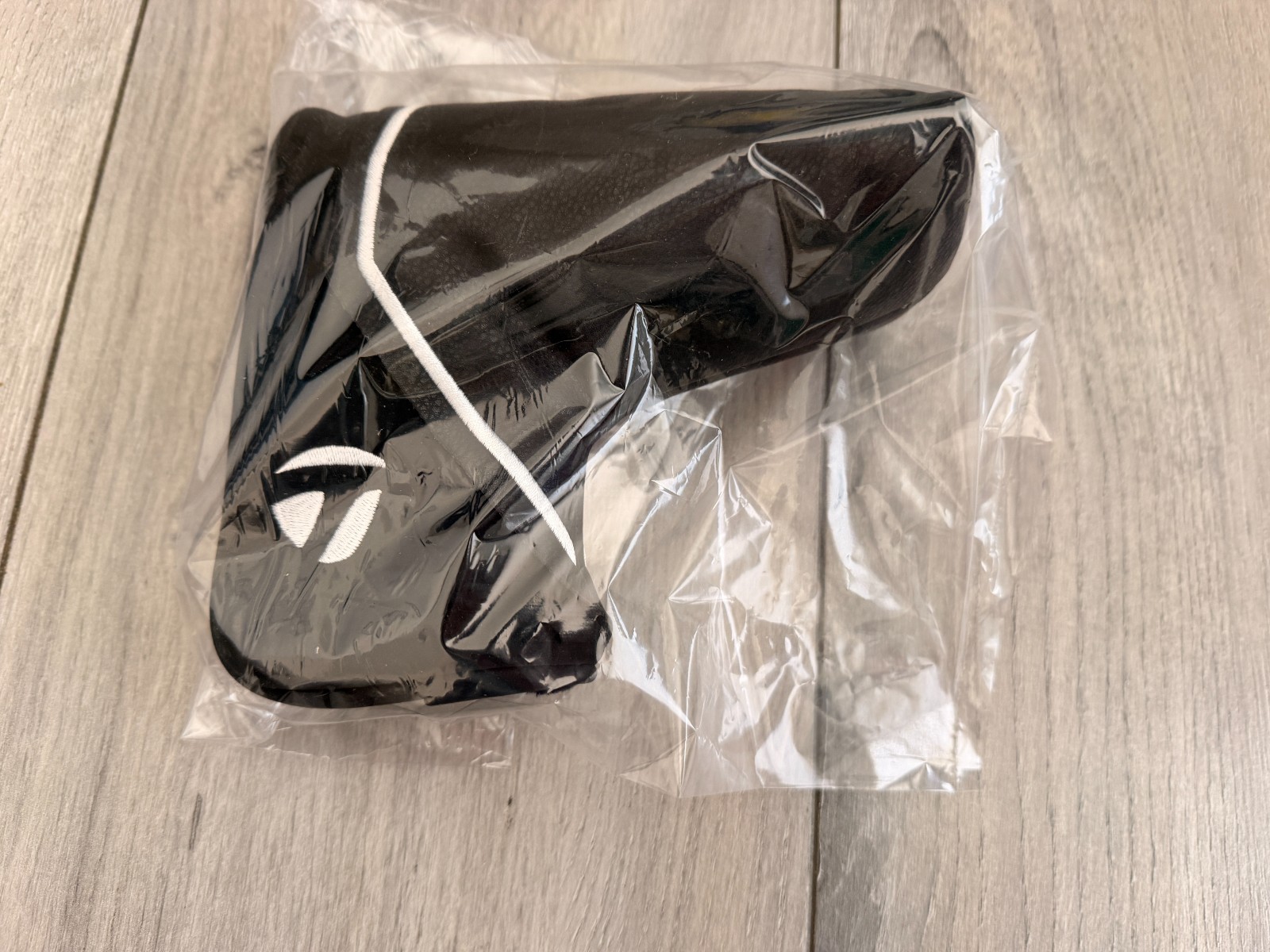 Putter Blade Magnetic Closure Headcover - Black Cover