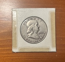 1953-D Circulated Silver Franklin Half Dollar