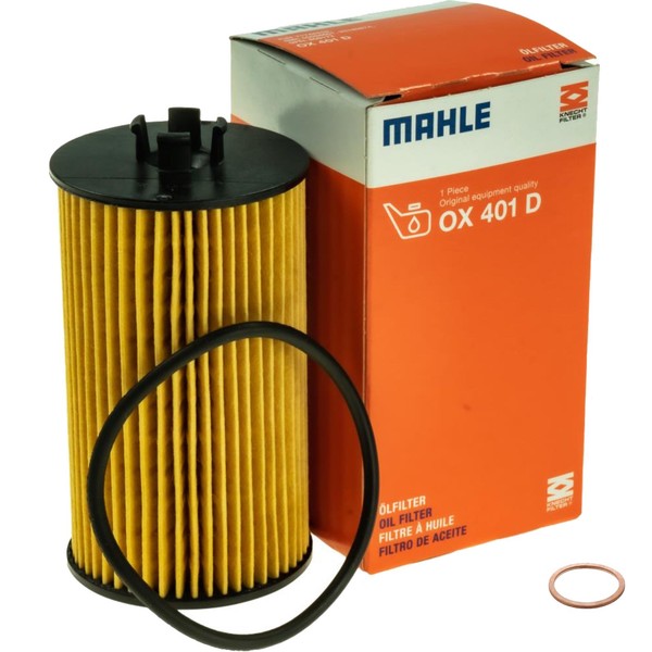 Mahle ÖLfilter Mit Dichtring FüR Opel Corsa E 1.2 1.4 1.0 Mokka/Mokka X-image