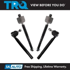 TRQ Front Inner and Outer Tie Rod Set Fits 2020-2023 Ford Ranger
