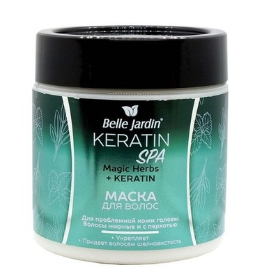 Belle Jardin Keratin SPA Magic Herbs Maska do włosów przetłuszczających się i z