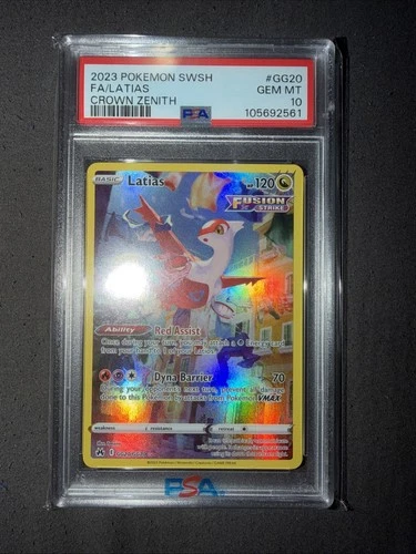 Crown Zenith - Latias #GG20 - PSA 10