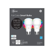 GE Smart LED Light Bulbs, Color Changing, Bluetooth Enabled, Christmas Lights...