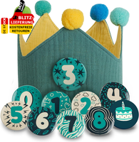 Geburtstagskrone Kinder Kinderkrone Stoff Geburtstag Kinderkrone Krone Birthday