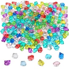 400 Pcs Pirate Jewels Treasure Fake Ice Rocks Clear Acrylic Diamond Gems Jewels