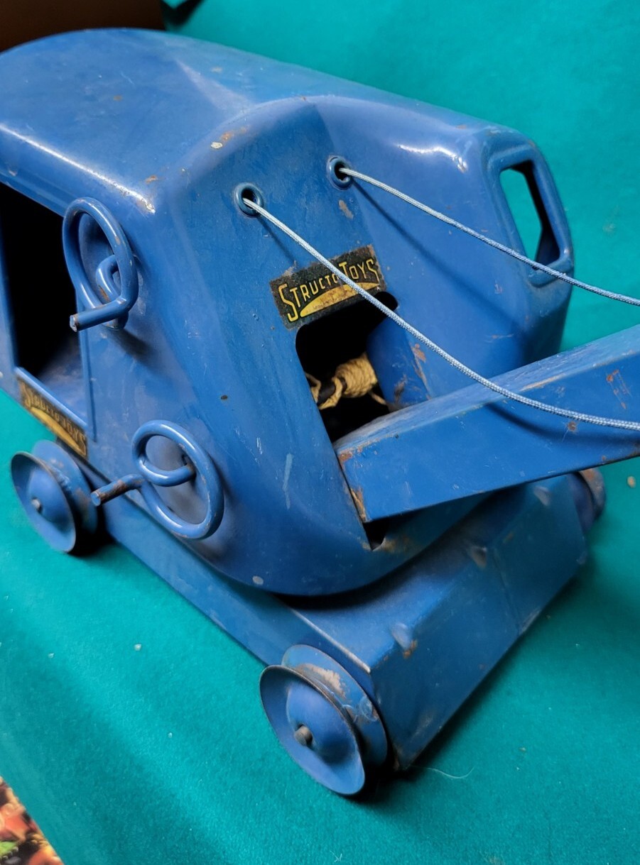 1954 Structo Toys Machinery Hauler With Steam Shovel (Pressed Metal) eBay