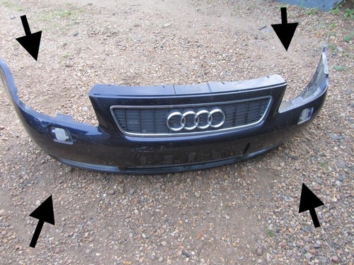 PARAURTI ANTERIORE AUDI S3 2003 8L FENDINEBBIA SUPERIORE GRIGLIA INFERIORE PRODUTTORE DI APPARECCHIATURE ORIGINALI 87K MIGLIA - Foto 12 di 24