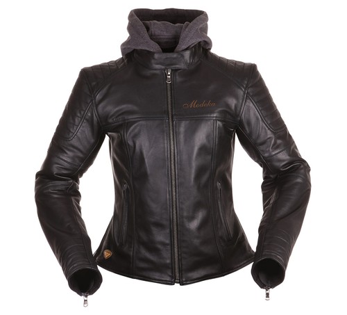 Modeka Kaleo Motorrad Lederjacke – Dark Brown, XL, Mit Protektoren, AirVent-Belüftung
