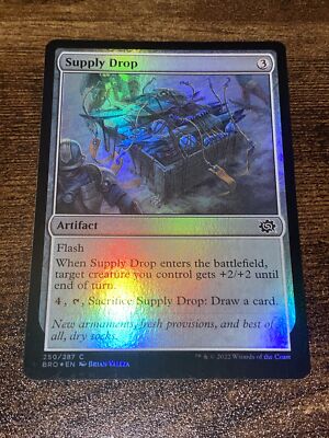 Supply Drop 250/287 Foil The Brothers' War MTG Magic The Gathering L2721* |  eBay