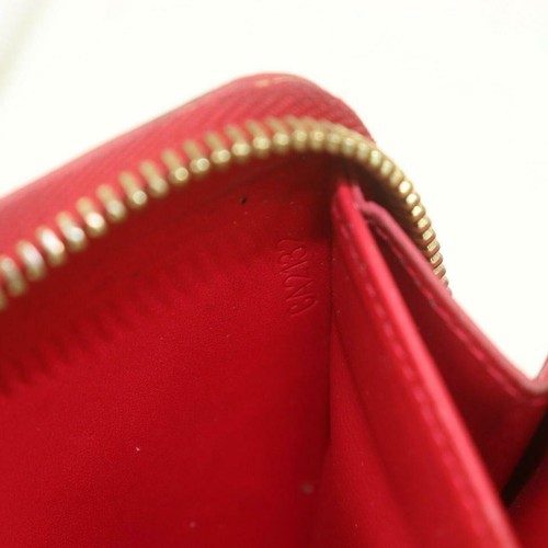 Louis Vuitton Kusama Infinity Dots Pumpkin Red Monogram Vernis Zippy Wallet  - Bild 2 von 12
