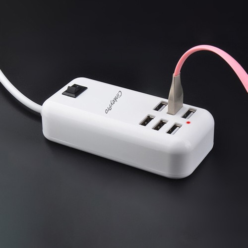 6 Ports Smart Ladegerät USB-Ladegerät Mit Mehreren Anschlüssen USB-Ladestation - 第 8/11 張圖片