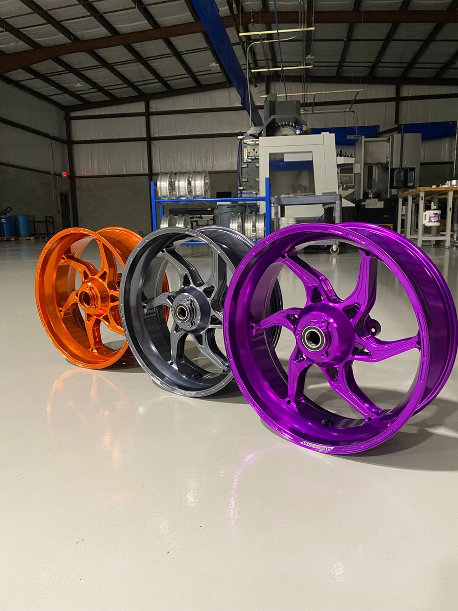 タイヤ・ホイール purple02monkey 2022-2023 Suzuki Hayabusa Core Moto Apex 6 Forged Wheels